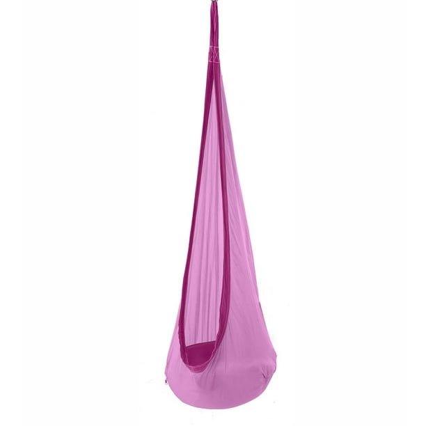 hugglepod lite kids portable hanging chair w/cushion