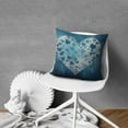 thumbnail image 4 of Valentines Day Blue Heart Series Throw Pillow Covers 18 X 18 Inch, 1 Pcs, Linen Study Sofa Cushion Cover Indoor Living Room Home Decor, 4 of 6