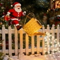 thumbnail image 2 of Solar Christmas Lights Outdoor Decorations Santa Claus with Watering Can Solar Garden Lights Perfect for Christmas Yard Decorations and Holiday Gifts, 2 of 6