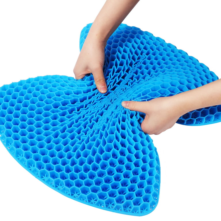 Bulletproof Gel Seat Cushion | Ultra Soft Large Cushion with Cooling Gel  Pad & Padded Cover | Orthopedic Cushion for Pressure Relief and Sitting  Sores