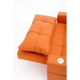 thumbnail image 3 of Leather Futon | Adjustable Back, USB & Side Pockets | Relaxing in Living Room, 3 of 6