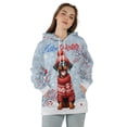 thumbnail image 4 of Hello Winter Doberman Pinscher Smiling in Red Scarf Hat Welcome Christmas All Over Print 3D Hoodie Unisex Merch Hoodies Doberman Dog Lover Gifts - 00017, 4 of 6