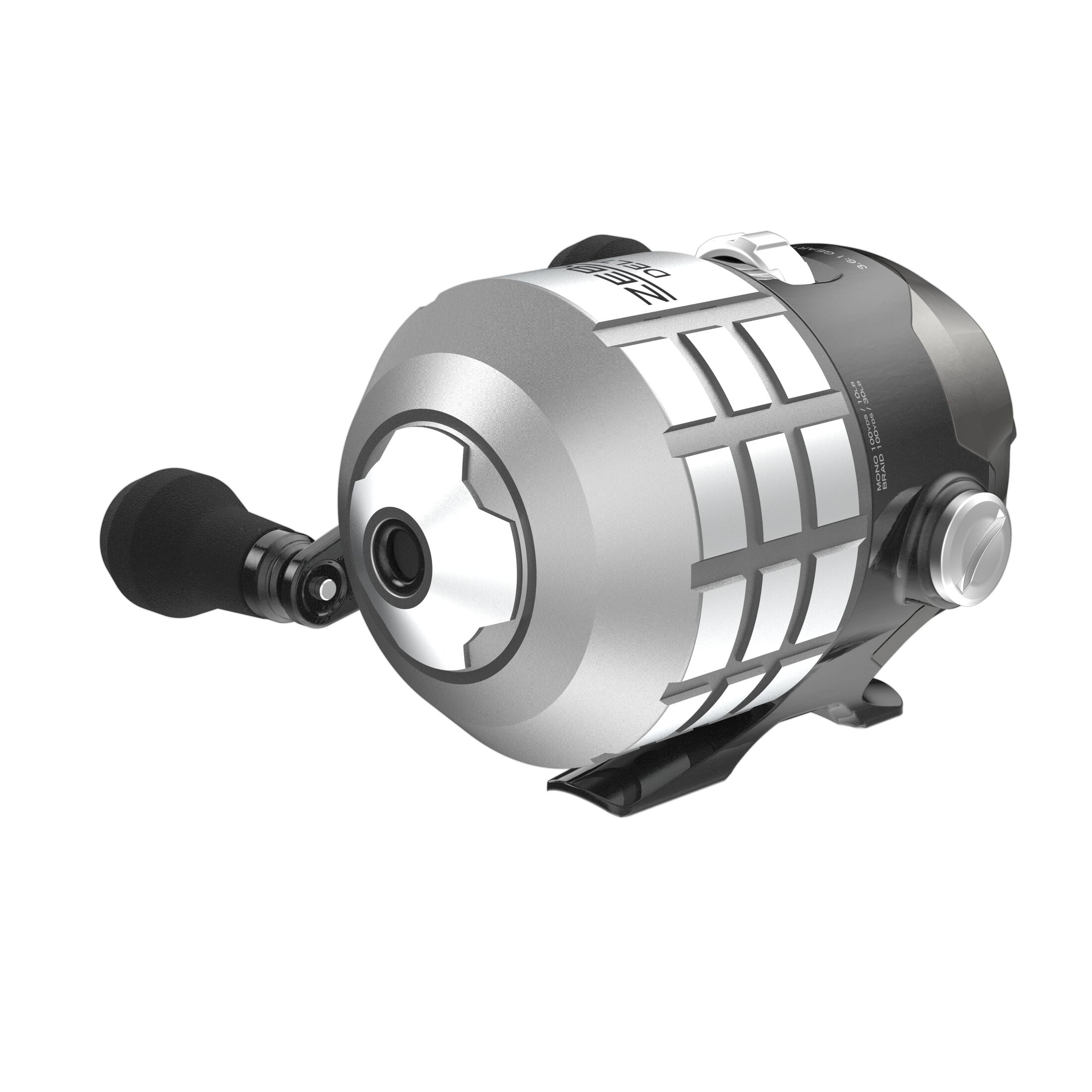 Zebco Delta Spincast Fishing Reel, Size 30 Reel, Cool Gray