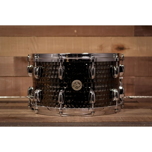Gretsch Drums Hammered Black Steel Snare 14 x 8 in.