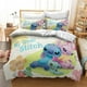 thumbnail image 1 of Disney Lilo & Stitch 3d Pattern Duvet Cover Set Pillowcase Bedding Set Single Double Twin Full Queen King Size for Bedroom Decor173x218cm 2pcs Gao Jinjia LED, 1 of 2