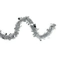 thumbnail image 4 of Northlight Tinsel and Polka Dot Commercial Christmas Garland - 50' x 2.5" - Silver - Unlit, 4 of 4