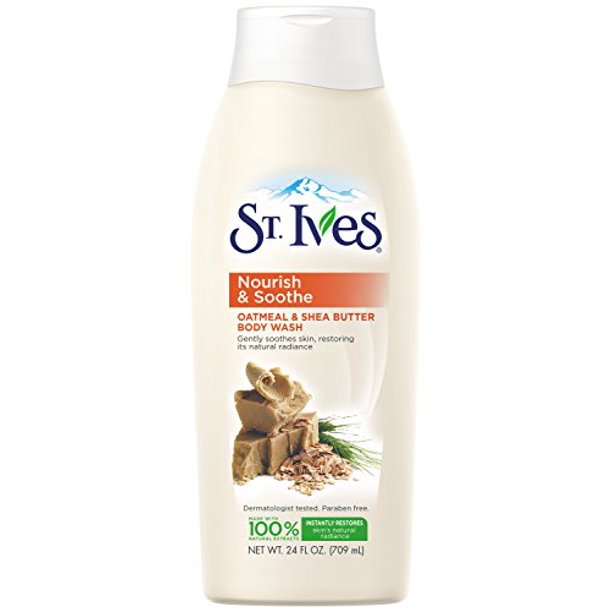 St. Ives Oatmeal and Shea Butter Moisturizing Body Wash 24 oz Each