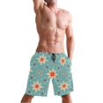 thumbnail image 5 of Dailycode Men's Quick Dry Swim Trunks Beach Shorts Casual Summer Board Shorts with Pockets, Christmas Stars and Dots, 5 of 8