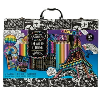 Cra-Z-Art Timeless Creations Adult Neon Graffiti Coloring Set, Beginner,  Ages 6 and up