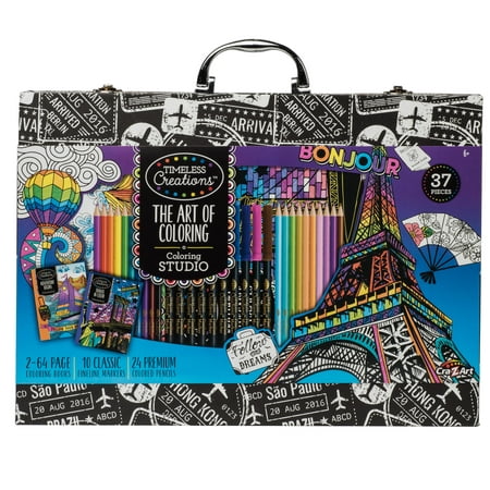 Cra-Z-Art Awesome Art Case, Drawing Set, Beginner, Child Ages 4 and Up