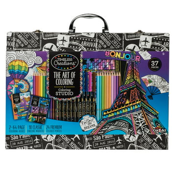 Cra-Z-Art Timeless Creations Multicolor Adult Coloring Drawing Set, Easter Gift