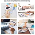thumbnail image 6 of Fdelink High-Value Mechanical Keyboard Calculator White,Creative Colorful Candy Colored Electronic Calculator 12 Digit Large Lcd Display and Big Round Buttons Typewriter Mechanical Key Calculator, 6 of 7
