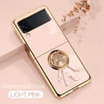 thumbnail image 1 of Nalacover for Samsung Galaxy Z Flip 4 Slim Case,Cute Cartoon 6D Plating Astronaut Hidden Magnetic Ring Kickstand Soft TPU Shockproof Corner Protection Drop Proof Edge Bumper Cover.Lightpink, 1 of 6