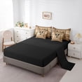 thumbnail image 5 of Feelyou Hippie Black Crow Twin Bedding Sets 7pcs, Bohemian Life Tree Bedding Comforter Set, 5 of 8