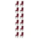 thumbnail image 1 of Toystoory 4 pack/lote funda para silla gruesa para el hogar-sillas limpias y a prueba de polvo fácil de montar fundas para sillas rojo vino Type1 NO1, 1 of 6