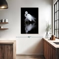 thumbnail image 3 of Elephant Stock Egret Bird Watching Wall Art - Vertical Canvas Wall Art - Living Room Wall Decor - Animal Canvas - Black And White Decor By Ben Li - 26" x 39", 3 of 8