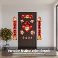 thumbnail image 4 of Abbraccia Pareados festivos, diseño Año del Caballo, carácter Fu, decoración de puerta, decoración hogar Año Nuevo Chino, 4 of 5
