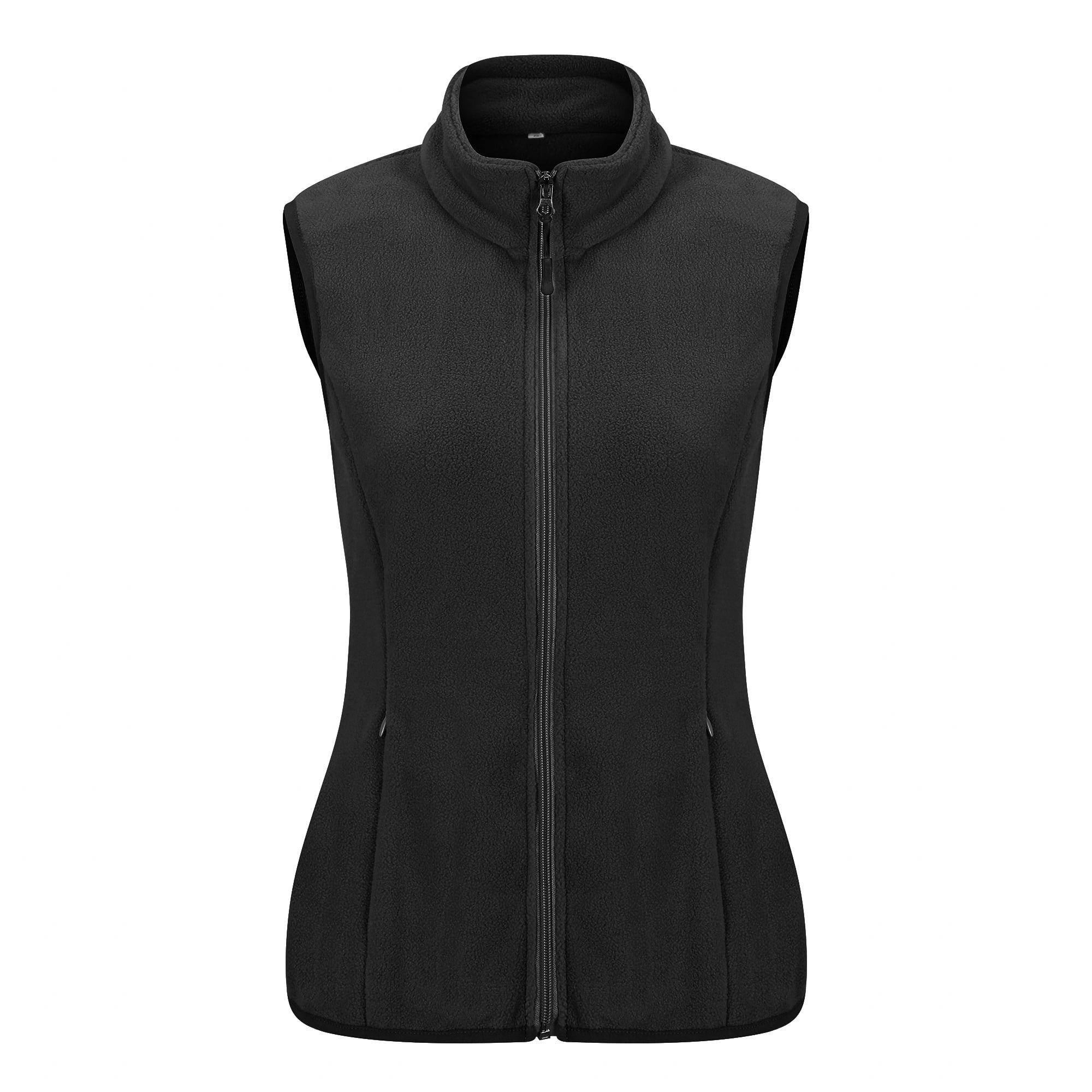 Women's Fleece Vest Sleeveless Jacket, Lightweight Warm Soft Vests