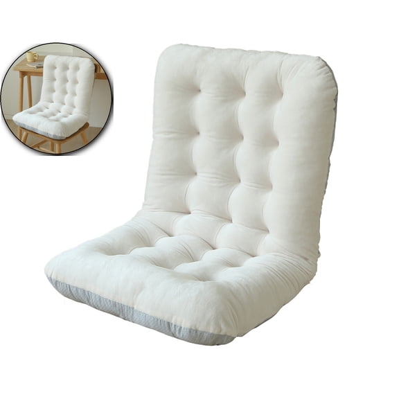 Desk Chair Cushion Rocking Office Chair Pad Soft Seat Cushion with High Back Support for Dorm Floor Car Office Patio (31.5x17.7 Inch)