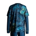 thumbnail image 3 of Realtree Youth Long Sleeve Performance Fishing Tee, Navy, L, 3 of 13