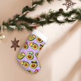 thumbnail image 7 of Bingfone Cartoon Avocados Print Personalized Christmas Stocking - Snowman Design Large 18 inch,Family Holiday Season Decor, 7 of 7