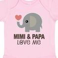 thumbnail image 4 of Inktastic Mimi and Papa Love Me Elephant Boys or Girls Baby Bodysuit, 4 of 5