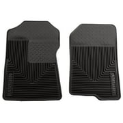 Husky Liners Heavy Duty Floor Mats Fits 1997-2003 Ford F-150 (2004 Heritage) SuperCab/Standard; 1997-2002 Expedition; 1998-2002 Lincoln Navigator Front Row, 2pc Black-51021