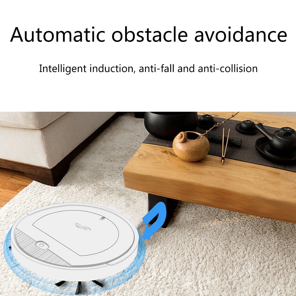 Mini USB Vacuum Cleaner Wet/Dry Use 3-in-1 Sweeping Vaccum Mopping 80 Run for Ti
