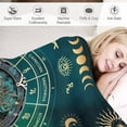 thumbnail image 3 of Yibo Blanket Gifts Rectangular Flannel Zodiac Blanket Cozy Blankets Gift for Boys Girls Teen Women Men Tarot Cards Lovers Birthday Anniversary Festival, 3 of 8