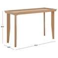 thumbnail image 3 of SAFAVIEH Naios Rectangle Console Table, Sand Wood, 3 of 9