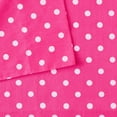 thumbnail image 4 of Home Essence Teen Hot Pink Polka Dot 180 TC Cotton 3 Piece Sheet Set, Twin, 4 of 5