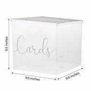 Elegant Acrylic Wedding Card Box by Ginger Ray