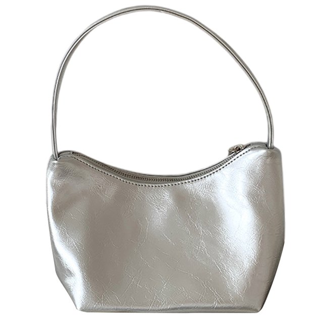 Bolsos Hobo elegantes para mujer bolso con axila de PU de Color sólido bolsos elegantes bolso con asa superior