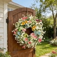thumbnail image 4 of KUKIDSVO Spring Wreath with Easter Eggs Artificial Floral Garland for Door Window Table Home Decor, 4 of 5