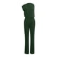 thumbnail image 1 of Mono de mujer de color liso con pantalón recto - Poliéster y spandex, tirantes finos, pierna ancha, diseño holgado informal., 1 of 3