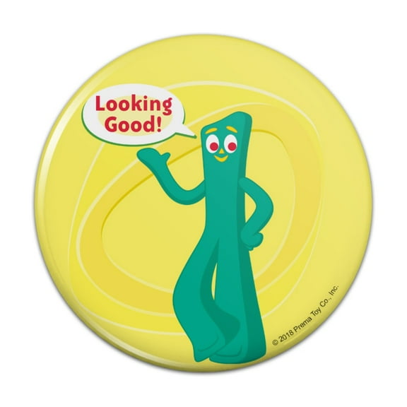 Looking Good! - Gumby Pinback Button Pin