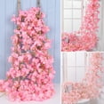Willstar 2 Pack Artificial Cherry Blossom ines, 1.8m/ 5.9Ft Hanging