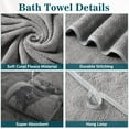 thumbnail image 5 of Tupukom Bath Bath Towels on Reusable Bamboo Fiber Face Towels Washcloths for Makeup Removal for Gym Yoga Travel Spring Bathroom Accessories Summer Essentials,4pcs, 5 of 9