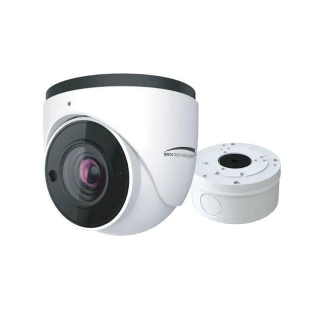 Speco O4VT1M Cámara de Red HD para Exteriores de 4 Megapíxeles, Torreta, Blanca