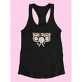 thumbnail image 3 of Think Positive Daisies Racerback Tank Women -Image by Shutterstock, Female Large, 3 of 4