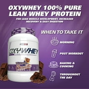 EHP Labs OxyWhey Whey Protein Isolate Powder - 25g of Whey Isolate Protein Powder, Meal Replacement Shake, Sugar Free Protein Powder - 25 Serves (Delicious Chocolate)