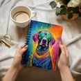 thumbnail image 3 of Hippie German Shorthaired Pointer Portrait oil painting Watercolor Tie-dye Vintage Spiral Bound Journal GSP Lover Dog Gift 5x7in Spiral Notebook - 00015, 3 of 5