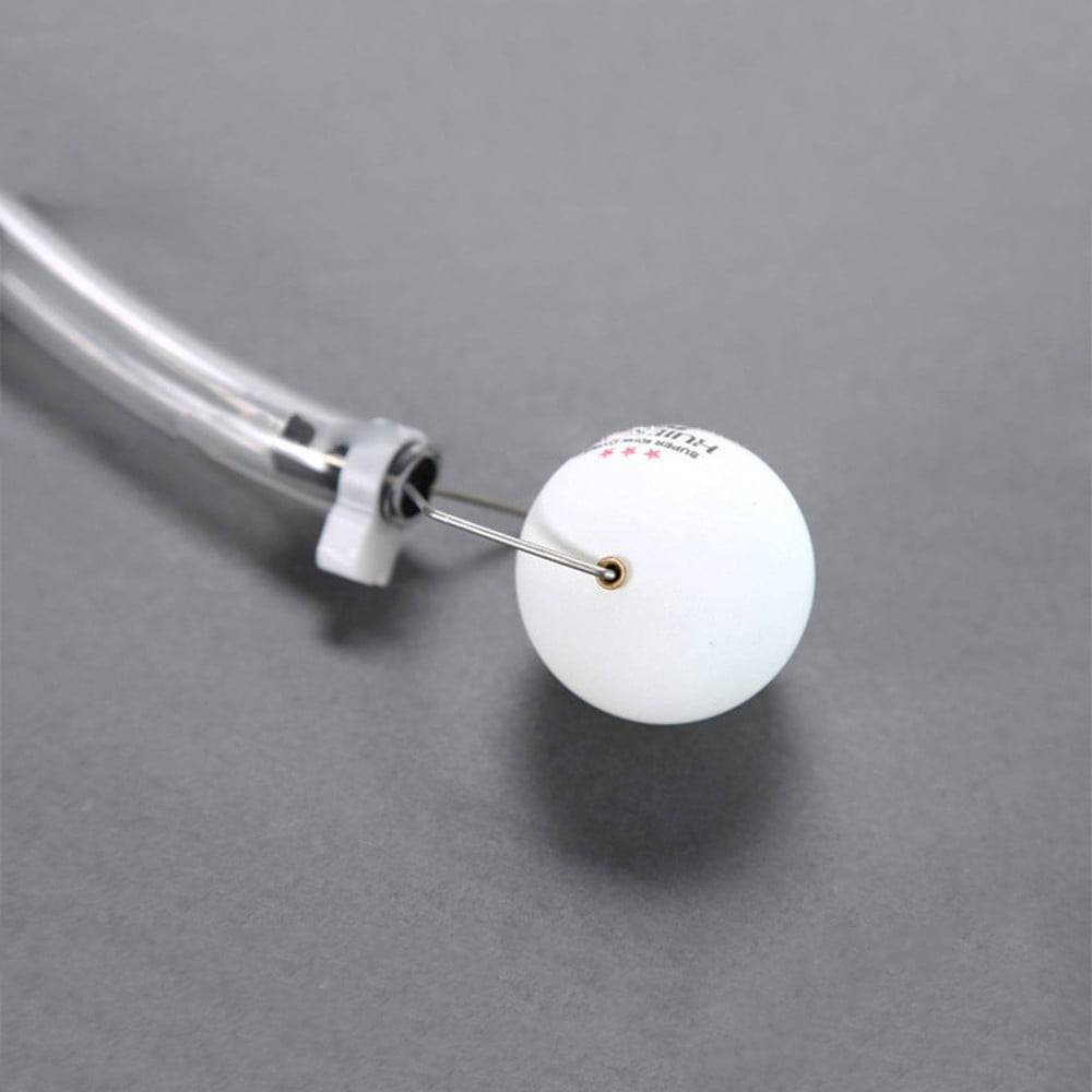 Table Tennis Trainer with Adjustable Clamp and Rebound System