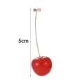 thumbnail image 5 of UDIYO Earrings Sweet Cherry Shape Alloy Exquisite Jacket Ear Dangle for Dating, 5 of 7