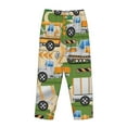 thumbnail image 5 of Kll Womens Construction Machinery1 Print Pajama Pants Soft Pajama Bottoms For Women Cozy Lounge Pants, 5 of 9