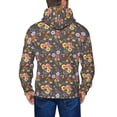 thumbnail image 5 of Zip Up Hoodies for Men - Colorful Flowers Butterfly-E Long Sleeve Comfrt Men'S Fashion Hoodies & Sweatshirts, Jackets for Men Hoodies Pullover Clothing Clothes with Pouch, 5 of 5