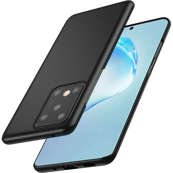 Case for Samsung Galaxy S20 Ultra Phone Case Protective Slim [Defend from Scratch/Slip/Drop/Fingerprint] Matte PC Hard Minimalistic Phone Cover for Samsung Galaxy S20 Ultra-Black