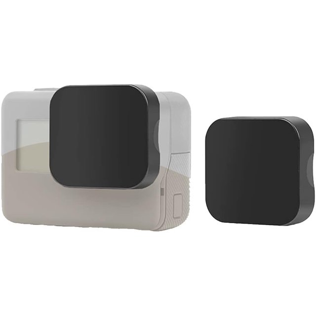 Capuchon d'Objectif Compatible pour GoPro Hero 7 (Noir Seulement) / Hero 6 / Hero 5 Caméra d'Action Numérique, Anti-Scrach