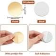 thumbnail image 2 of 50pcs Golden Round Acrylic Craft Mirrors 1.9 Inch Self Adhesive Circles for Crafts Arts DIY Projects Wall Stickers Easter Decor, 2 of 9