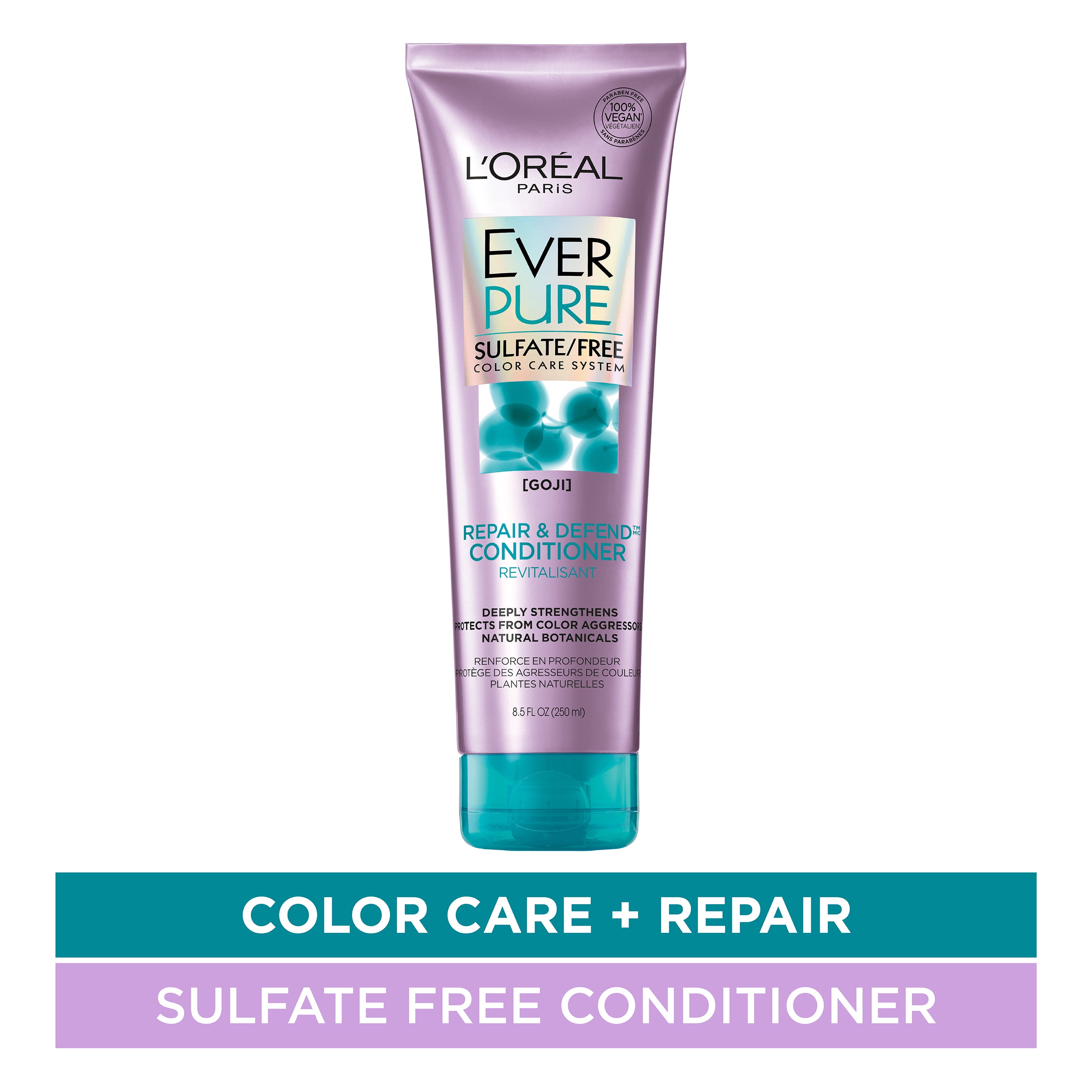 L'Oreal Paris EverPure Sulfate Free Repair and Defend Conditioner, 8.5
